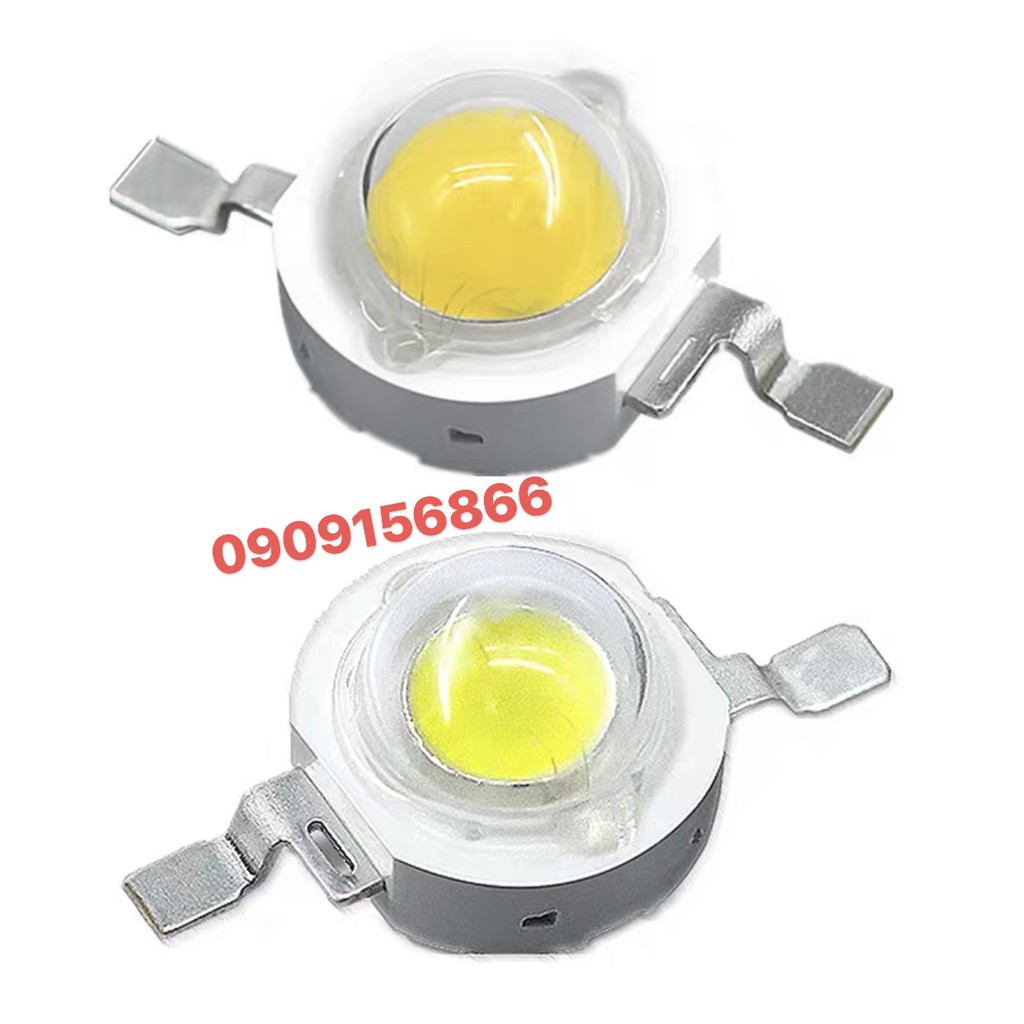 Nhân led 3W luxeon - trắng-vàng-đỏ-xanh lá-xanh dương-tím