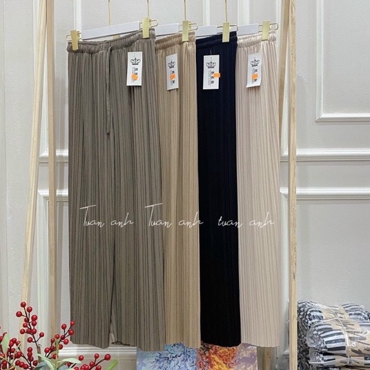 Quần sớ, quần ống rộng chất tăm dập ly to trẻ trung hàng QCL1- mã Q16
