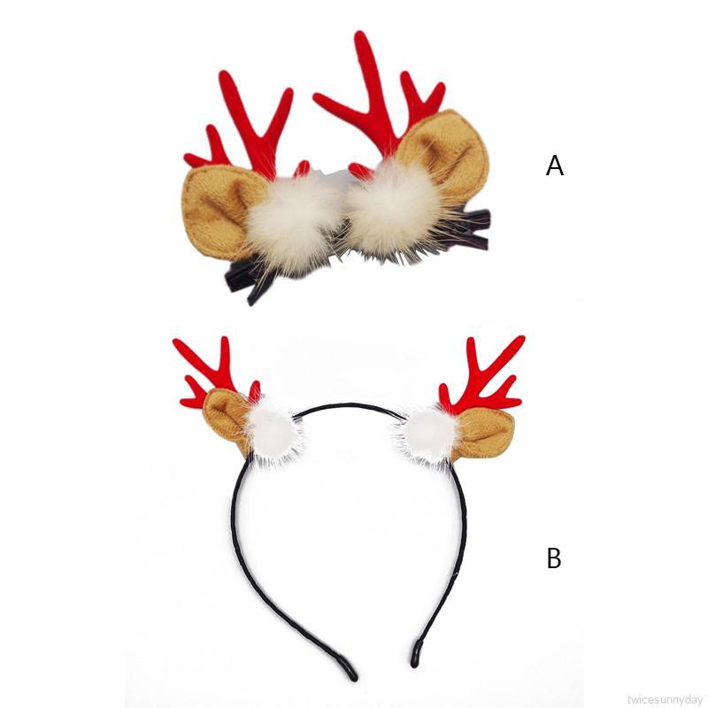 Cài tóc sừng hươu cho bé gái