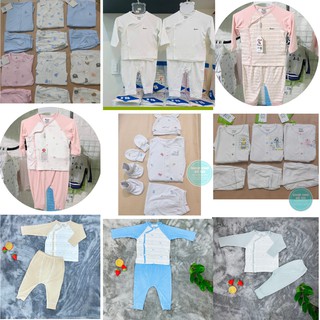 XẢ KHO - [💯 CHÍNH HÃNG] 💕𝑭𝑹𝑬𝑬𝑺𝑯𝑰𝑷💕 - Bộ sơ sinh dài tay cài chéo cài giữa các hãng Avaler-Nous-Uala-Moon sz Newborn-3.6m