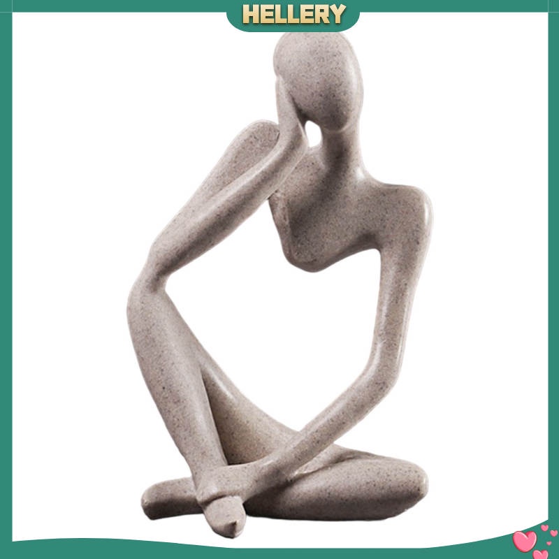 Tượng điêu khắc hình người suy nghĩ trang trí nội thất