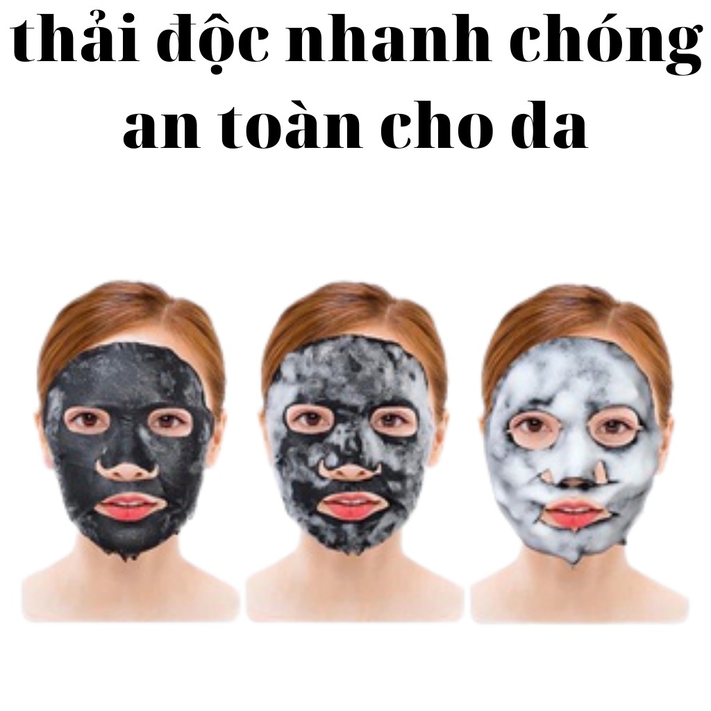 Mặt nạ sủi bọt thải độc cấp ẩm dưỡng trắng da mask JOMTAM nội địa Trung