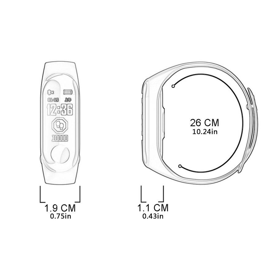 Đồng Hồ Đeo Tay Kỹ Thuật Số Có Đèn Led Đỏ