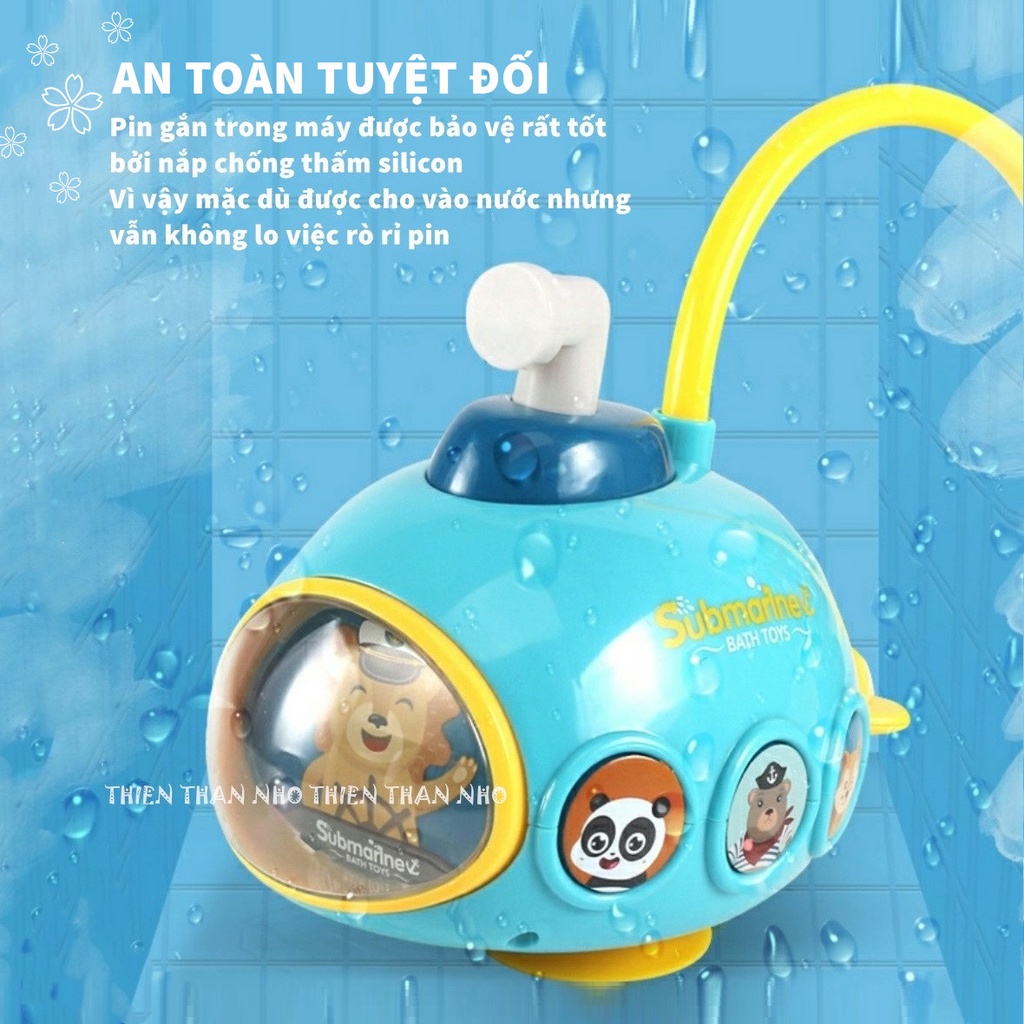 [Hàng loại 1] Set Tàu ngầm Vòi tắm hoa sen tiện lợi cho mẹ và bé siêu dễ thương TTN-0108