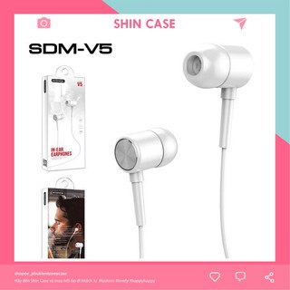 Tai nghe In-Ear Super Bass Sendem V5 ✓ Chính Hãng ✓ Cách âm ✓ Chất âm ấm hay
