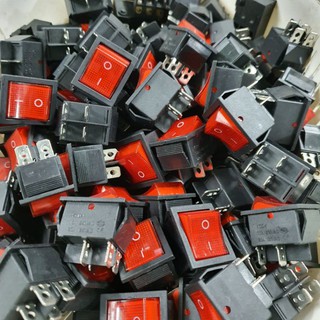 Công tắc 4 chân ON/OFF, công tắc bập bênh KCD4 -- (Giá 50 Cái)