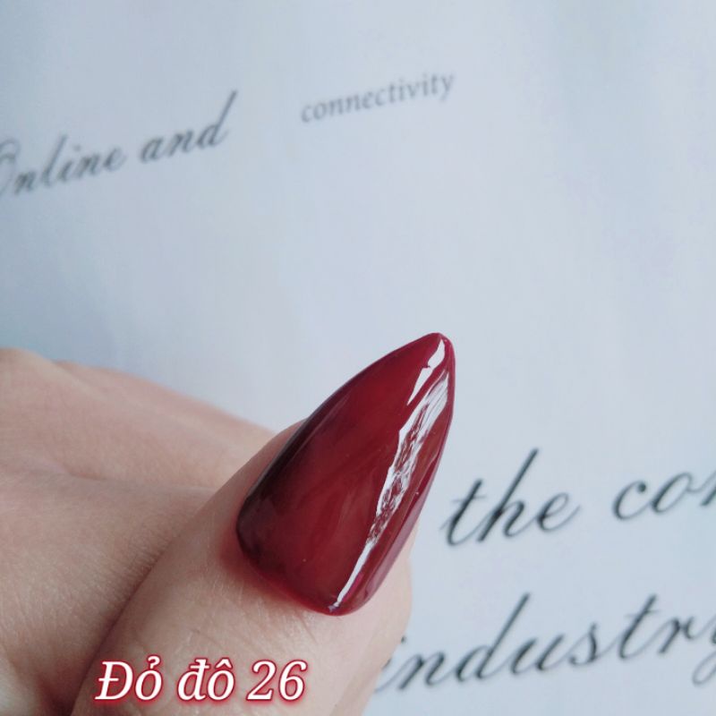 Nailbox, móng úp màu trơn thiết kế thủ công cho các nàng