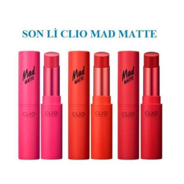 Son Thỏi Lì CLIO MAD MATTE (Có Bill )