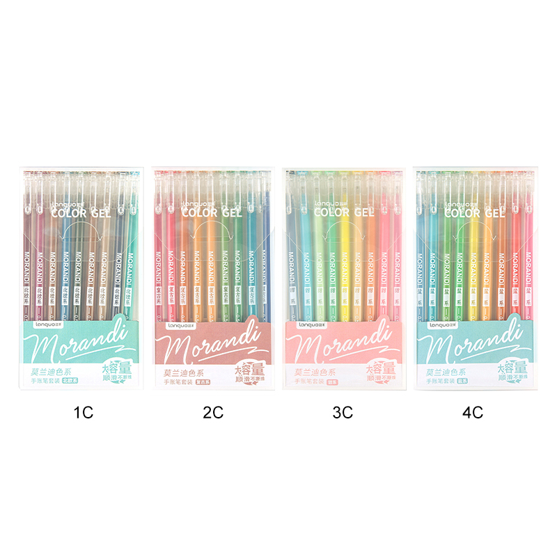 Set 9 bút màu ngòi 0.5mm nhiều màu sắc tiện dụng