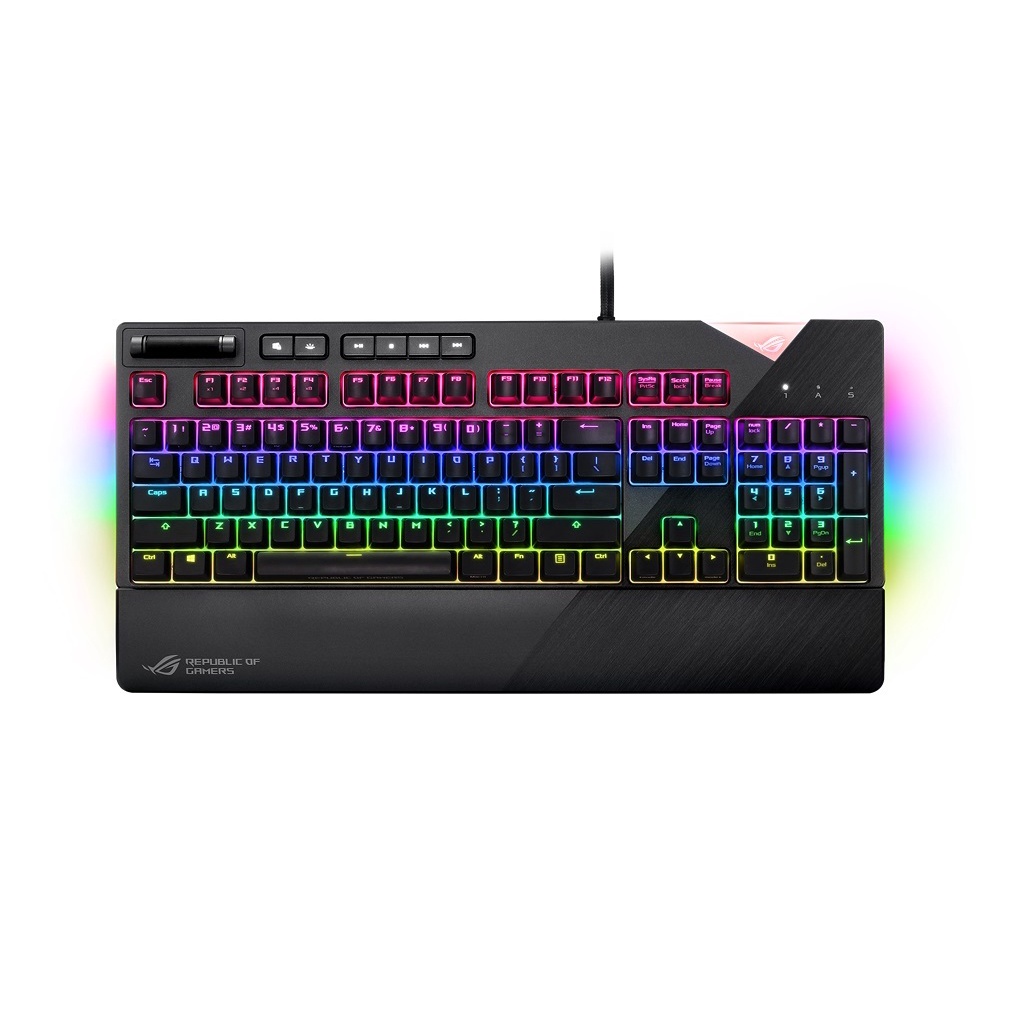 Bàn Phím Chơi Game Asus Rog Strix Flare RGB Aura Sync USB Hàng Chính Hãng