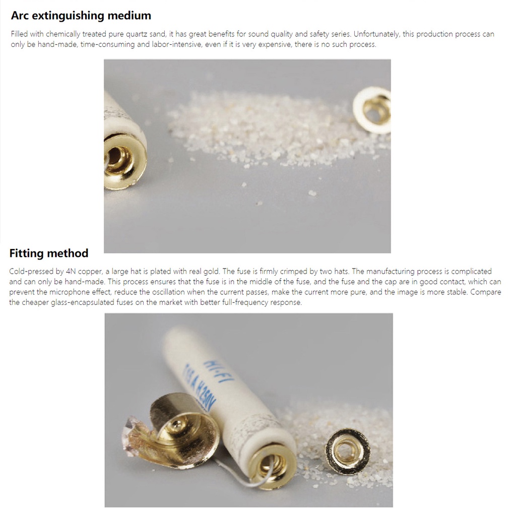 Cầu Chì Khuếch Đại Âm Thanh Hợp Kim Bạc 0.5A 1A 2A 3A 4A 5A 6A 8A 10A 15A