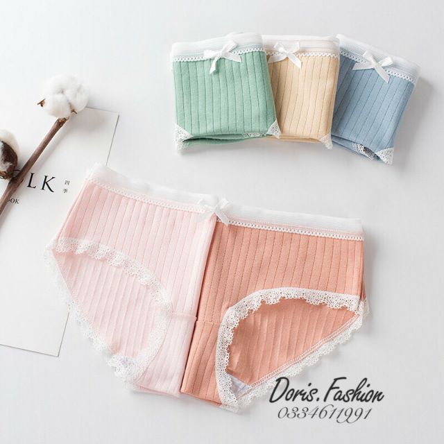 QUẦN LÓT NỮ GÂN TĂM KHÁNG KHUẨN CHỐNG VIÊM | BigBuy360 - bigbuy360.vn