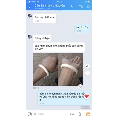 Vòng tay xương mỹ nghệ đặc vân có feedback khách hàng
