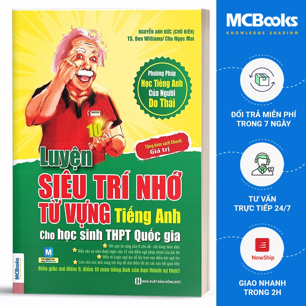 Sách - Luyện Siêu Trí Nhớ Từ Vựng Tiếng Anh Dành Cho Học Sinh THPT Quốc Gia - Học Kèm App Online