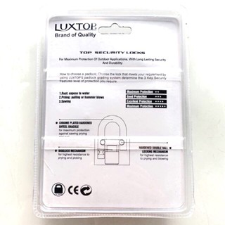 Ổ khoá LUXTOP 6 phân càng dài chìa khoá vuông solex