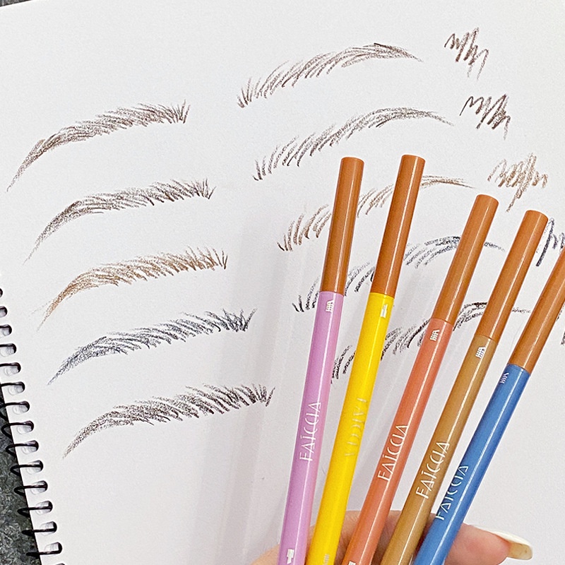 Chì kẻ mày Faiccia hai đầu trang điểm tự nhiên kháng nước không phai màu