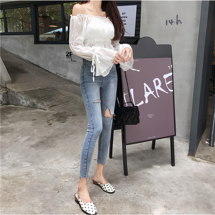 Quần Jeans Nữ Ulzzang - New arrival 2019