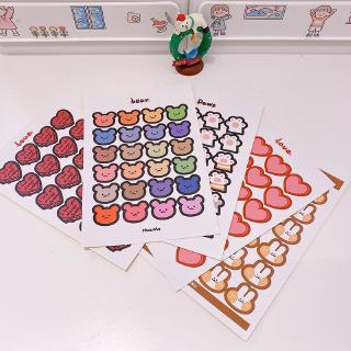 Set 120 Miếng Dán Trang Trí Dễ Thương