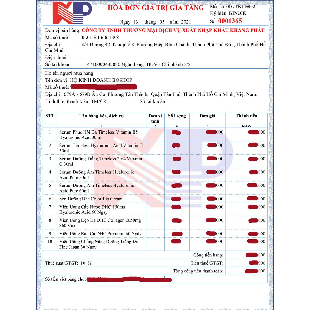 [Mã COS1904 giảm 8% đơn 300K] (Mẫu Mới) Serum Cấp Nước Phục Hồi Da Timeless Vitamin B5 Hyaluronic Acid 30ml | BigBuy360 - bigbuy360.vn