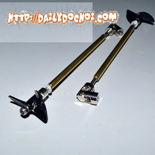 Trục chân vịt lõi 4mm kèm trục chuyển động và chân vịt 2 lá