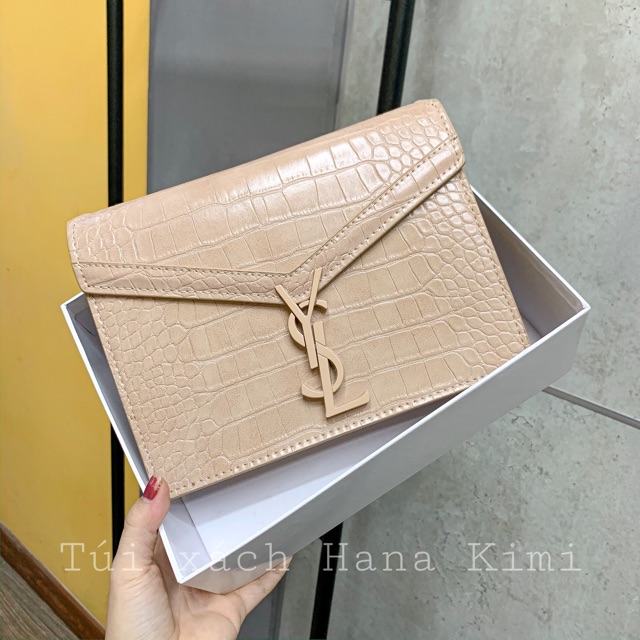 Túi đeo chéo Da rắn xích cùng màu hàng đẹp Full Box