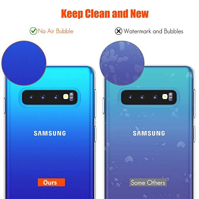 Ốp điện thoại TPU trong suốt dễ thương Galaxy S10/S10+/S10 Lite