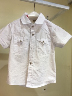 Áo sơ mi cộc tay cho bé