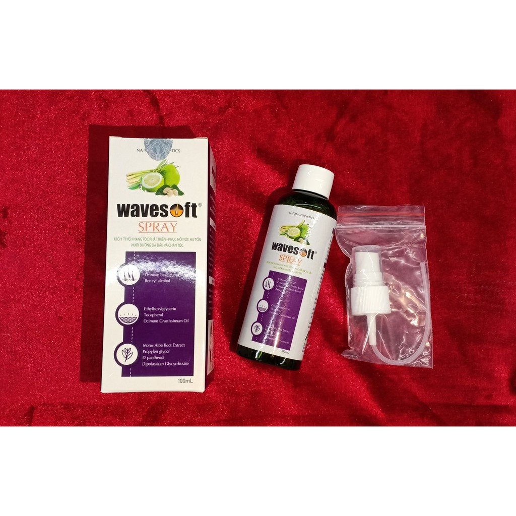 (SIÊU MỌC TÓC) Chai xịt dưỡng phục hồi tóc Wavesoft Spray 100ml