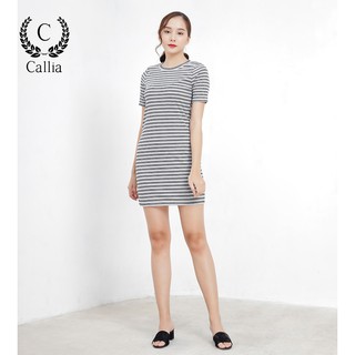 Đầm thun nữ Callia Viva cổ tròn