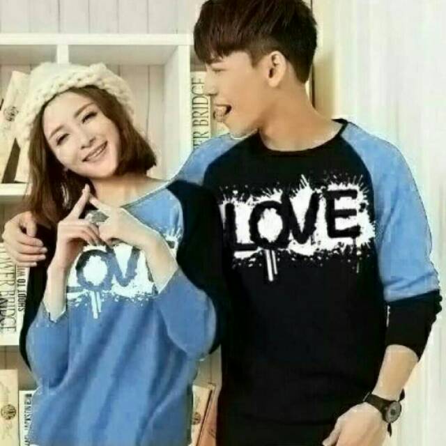 Áo Sweater Cặp Đôi In Chữ Babyterry Kiểu Kimono Dễ Thương