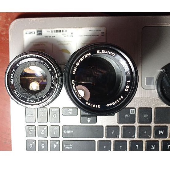 Máy ảnh Canon 5D1 + 2 lens MF zuiko 135 3.5 + 50 1.8 | BigBuy360 - bigbuy360.vn