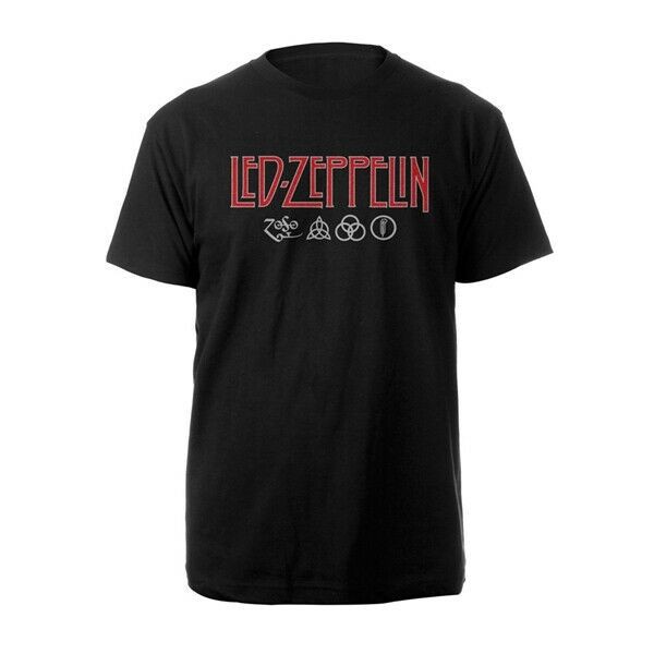 GILDAN Áo Thun Cotton Nam In Logo Led Zeppelin Thời Trang Thể Thao
