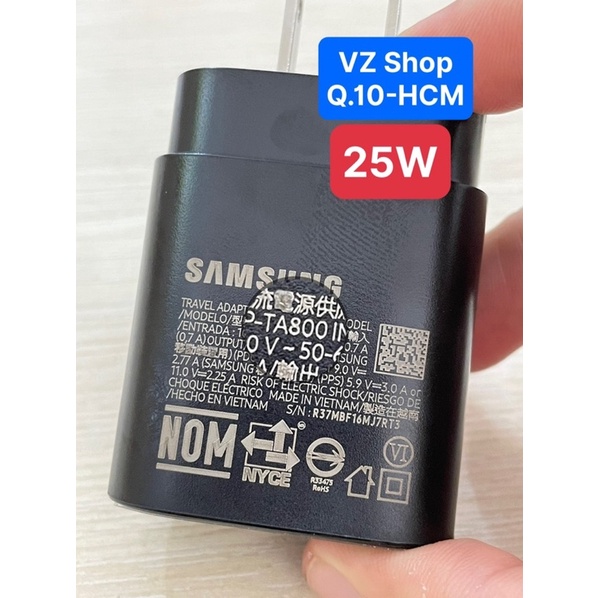 Chính hãng-Củ/cóc/cục sạc Samsung 15W-25W-45W-65W, bảo hành 6 tháng