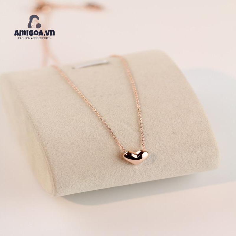 Vòng cổ Mặt Trái Tim Thời Trang Thanh Lịch