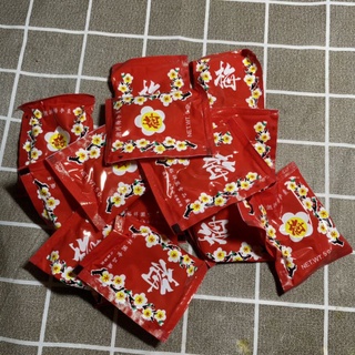 Combo 10 gói Xí Muội hoa đào, ô mai hoa đào Thái Lan gói 5g