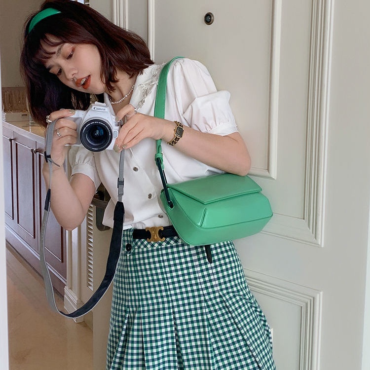 Bán Chạy!F &amp; X Chân Váy Dài Dáng Chữ a Kẻ Sọc Caro Màu Xanh Lá Phong Cách Pháp Cổ Điển Thời Trang Xuân Hè Cho Nữ 2022