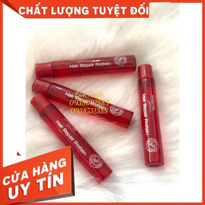 Sophia Protein phục hồi tóc nát [CHÍNH HÃNG], tóc hư tổn Hàn Quốc 13ml/1 ống. hộp 10 ống, dễ sử dụng