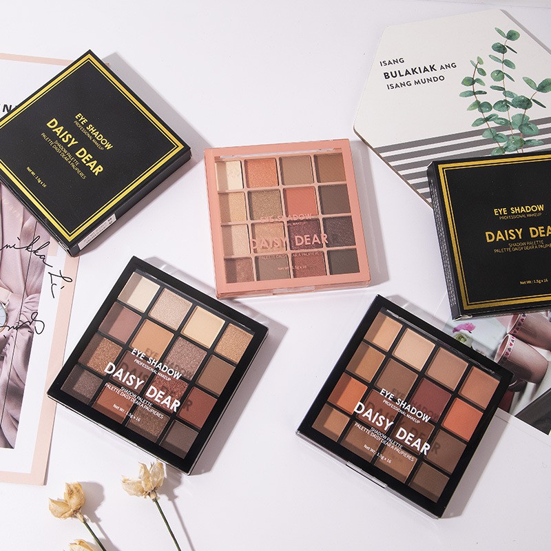 (Hàng Mới Về) Bảng Phấn Mắt DAISY DEAR 16 Màu Phong Cách Trung Hoa chống nước phấn mắt tutu và má hồng mĩ phẩm nội địa trung | BigBuy360 - bigbuy360.vn