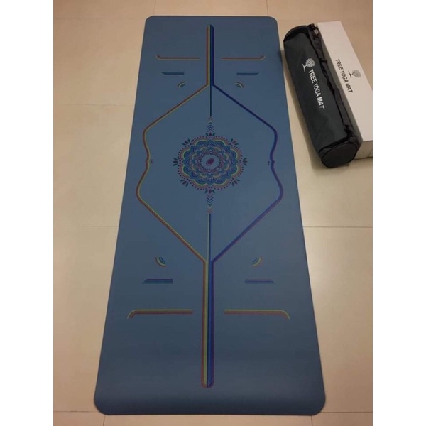 Thảm tập Yoga cao su TREE cầu vồng đinh tuyến 5mm h