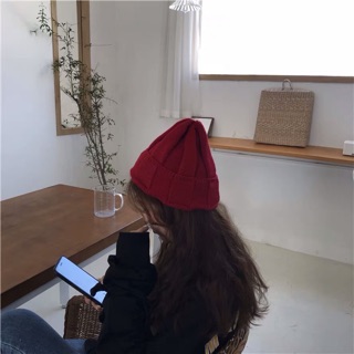 Mũ len beanie vintage