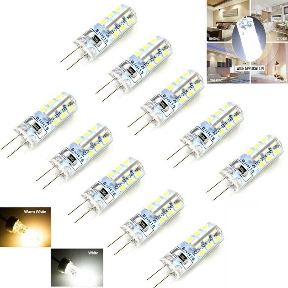 Bóng Đèn LED G4 24 SMD 1.5W DC 12V Ánh Sáng Ấm / Trắng Chất Lượng Cao