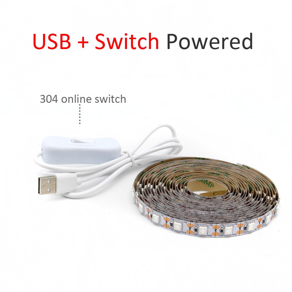 Đèn led Dây 5v ultraviolet 395-405nm 5050 smd ip20 ip65 Chống Thấm Nước Với Công Tắc 304 Màu Dạ Quang Tiện Dụng