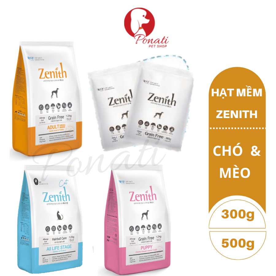 Thức Ăn Hạt Mềm Cho Chó Zenith