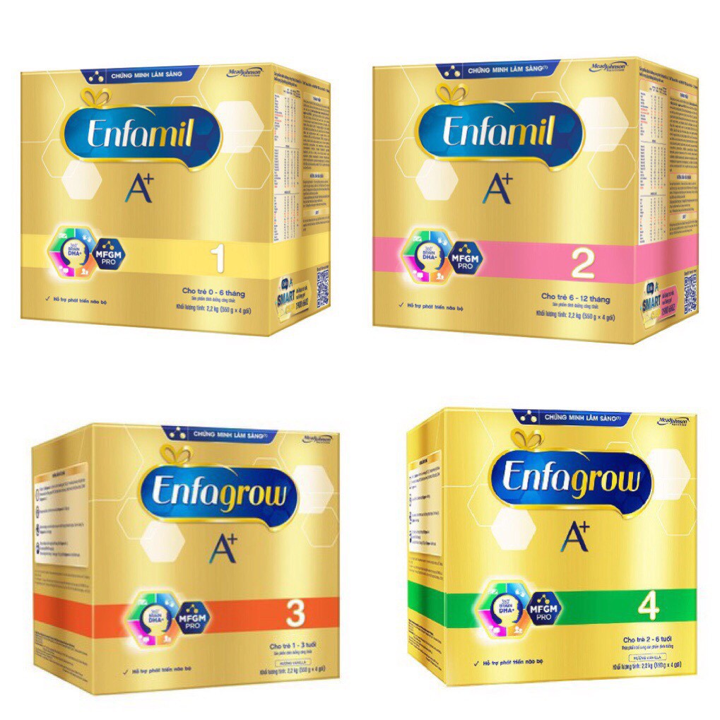Sữa Bột Enfamil A+1234 - 2,2kg