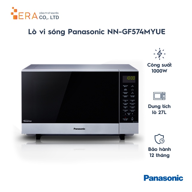 [Mã ELHADEV giảm 4% đơn 300K] Lò vi sóng có nướng Panasonic PALM-NN-GF574MYUE