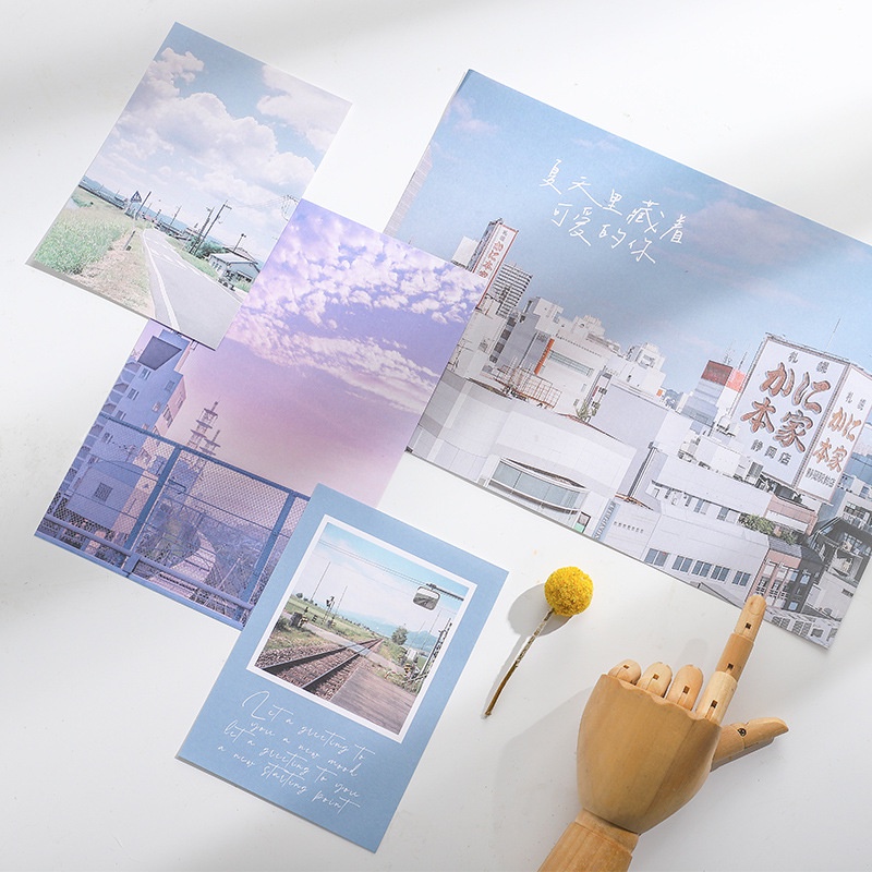 Tranh dán tường trang trí set 20 tờ, ảnh dán tường decor nhiều phong cách