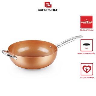 Chảo Xào Chống Dính Bếp Từ Super Chef Công Nghệ Ceramic Bền Bỉ