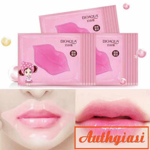 Mặt nạ môi Bioaqua Collagen Nourish Lips Membrane Mask | WebRaoVat - webraovat.net.vn