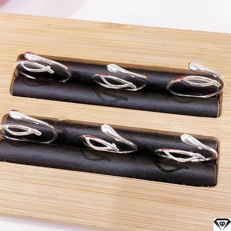 NHẪN NỮ BẠC DẠNG HỞ SIÊU XINH LINH MIU SILVER
