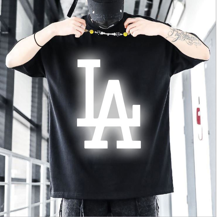 Áo Thun, Áo Thun Tay Lỡ Phom Rộng Unisex, In Decal Phản Quang Siêu Đẹp | BigBuy360 - bigbuy360.vn